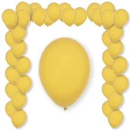 balony-pastel-golden-yellow-decomex-zolty-11-100-szt