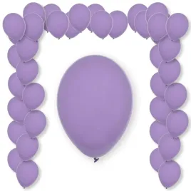 balony-pastel-floral-decomex-fioletowy-11-100-szt
