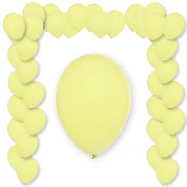 balony-pastel-yellowish-decomex-zolty-11-100-szt