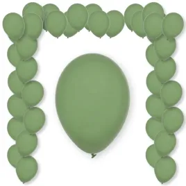 balony-pastel-eucalyptus-decomex-zielony-11-100-szt