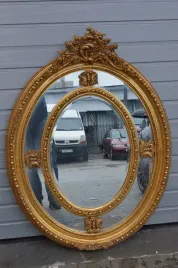 lustro-owal-140cm-owalne-podwojne-zlote-drewniane