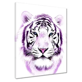 obrazy-40x50-delikatna-grafika-tygrys-na-bialym-tle-tiger