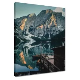 obrazy-40x50-drewniany-domek-w-gorach