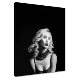 obrazy-40x50-kobieta-w-czerni-i-bieli