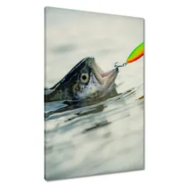 obrazy-60x90-pstrag-na-haczyku-ryba