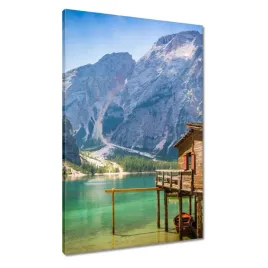 obrazy-60x90-drewniany-domek-w-gorach