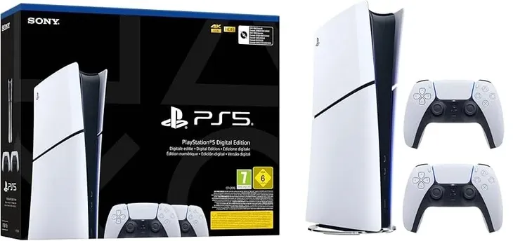 Konsola SONY PlayStation 5 Slim Digital 2x Pad PS5 SLIM 1TB Digital 2x Pad