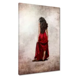 obrazy-60x90-laska-w-czerwonej-sukni