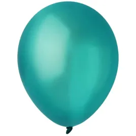 balony-metalic-emerald-green-turkusowy-metaliczny-decomex-9-100-szt