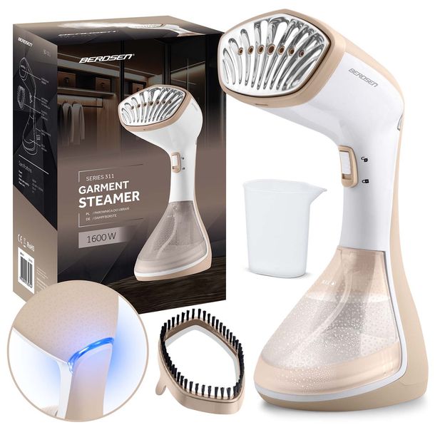 Parownica do ubrań 1600W Steamer parowy Żelazko parowe ZESTAW 26g/min