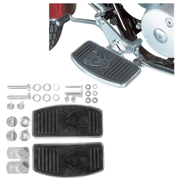 PODNÓŻKI PODSTÓPKI PEDAŁY STOPKI MOTOCYKLOWE CHOPPER HARLEY UNIWERSALNE