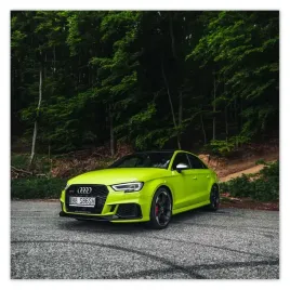 plakaty-50x50-limonkowe-audi-auto