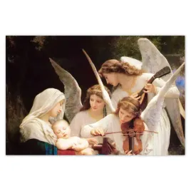 plakaty-60x40-bouguereau-song-of-angels