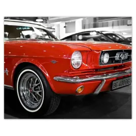 plakaty-50x40-czerwony-mustang