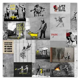 plakaty-50x50-banksy-megamiks-kolaz