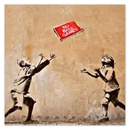 plakaty-50x50-banksy-no-ball-games