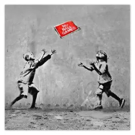 plakaty-50x50-banksy-no-ball-games