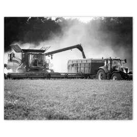 plakaty-50x40-zniwa-traktor-kombajn