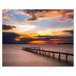plakaty-50x40-most-jezioro-zachod