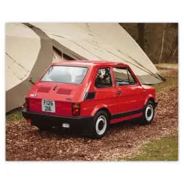 plakaty-50x40-czerwony-maluch-fiat-126p