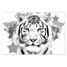 plakaty-60x40-tygrys-glowa-grafika