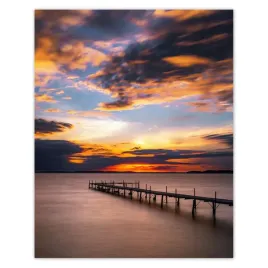 plakaty-40x50-most-jezioro-zachod
