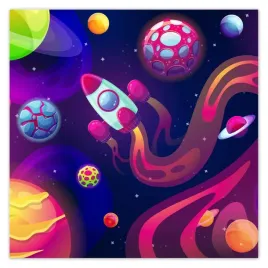 plakaty-70x70-kosmiczna-rakieta-lecaca-na-nowa-planete