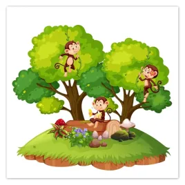 plakaty-50x50-figlujace-malpki