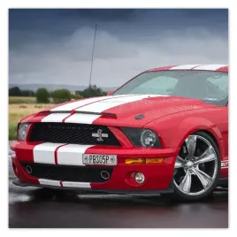 plakaty-50x50-czerwony-ford-mustang-usa