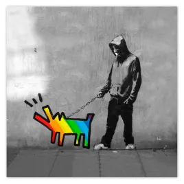plakaty-70x70-banksy-teczowy-piesek