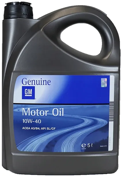 OLEJ GM GENUINE 10W40 5L OPEL CHEVROLET SAAB ACEA A3 B4
