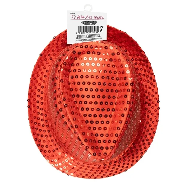 kapelusz-cekiny-czerwony-waga-z-opakowaniem-0-5-kg