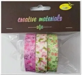 tasmy-materialowe-kwiaty-3szt