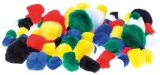 pompony-78szt-srednica-2-5-cm