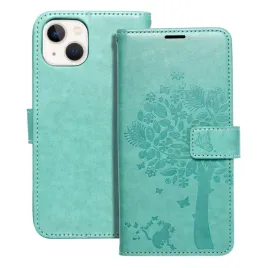 kabura-mezzo-book-do-iphone-13-drzewo-zielony