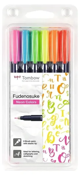 flamastry-brush-pen-fudenosuke-6-kolorow-grubosc-2-07-mm