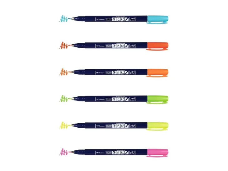 flamastry-brush-pen-fudenosuke-6-kolorow-liczba-sztuk-6-szt