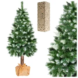 choinka-na-pniu-180-cm-sztuczna-sosna-diamentowa-osniezona