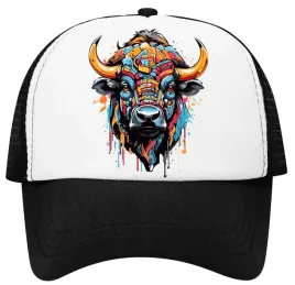 czapka-z-daszkiem-trucker-z-siatka-kolorowy-byk-modna-one-size