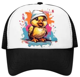 czapka-z-daszkiem-wakacyjna-trucker-z-siatka-kurczaczek-kolorowy-one-size