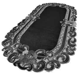 bieznik-dekoracyjny-czarny-40x180-cm-na-stol-haftowany-owal-dlugi