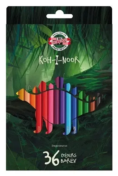 kredki-3595-dino-36kolorow-marka-koh-i-noor