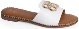8795-biale-skorzane-eleganckie-klapki-damskie-ozdoba-38