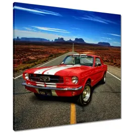 obrazy-60x60-czerwony-ford-mustang-usa