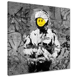 obrazy-60x60-banksy-buzka-emotka