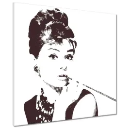 obrazy-60x60-audrey-hepburn-cygaretka