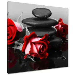 obrazy-60x60-czerwone-roze-kamienie