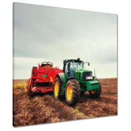 obrazy-60x60-ciagnik-orka-pole-rolnik