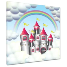 obrazy-60x60-bajeczny-zamek-z-tecza