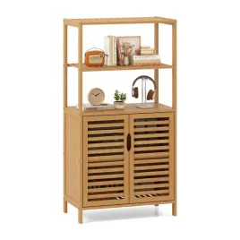 bambusowy-regal-z-drzwiami-komoda-4-poziomowa-60-x-33-x-116-cm